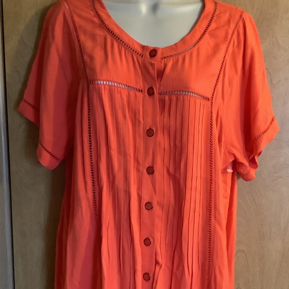 Forever 21 Woman's Orange Cover-Up  Size:  Medium